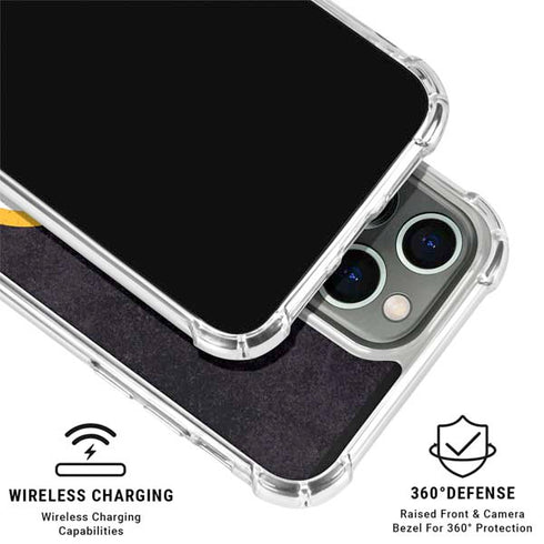 NHL Boston Bruins Distressed iPhone 15 Pro Clear Case